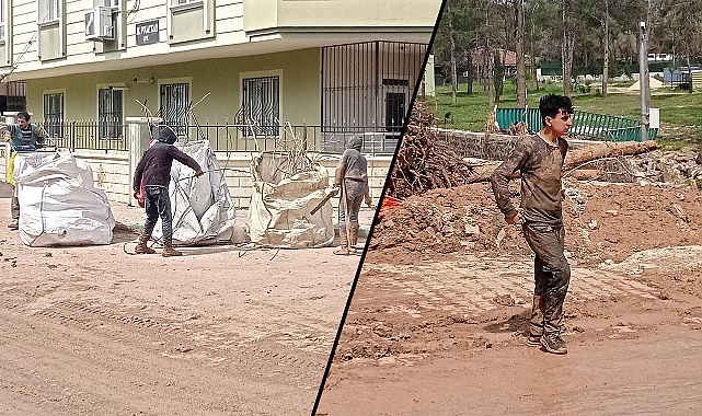 Sel felaketi onlar için ekmek kapısı oldu