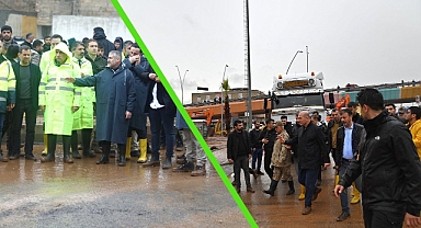 Sel felaketinin yaşandığı Urfa’da 3 bakan incelemelerde bulundu