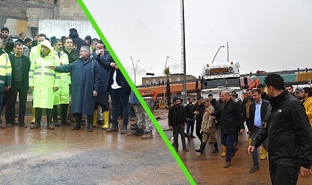Sel felaketinin yaşandığı Urfa’da 3 bakan incelemelerde bulundu