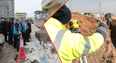 Suruç ilçesinde alt yapı projeleri aralıksız devam ediyor