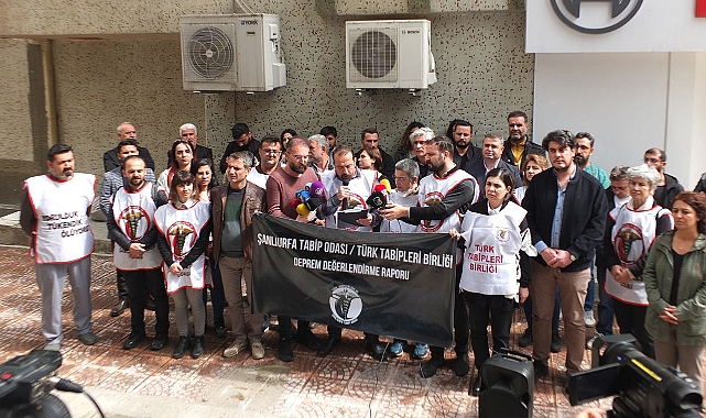 Urfa Tabipler Odası’ndan deprem değerlendirmesi raporu