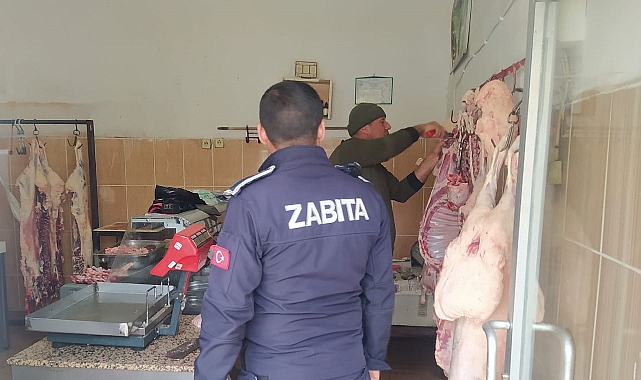 Viranşehir'de Kasaplarda rayiç denetimi