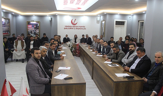 Yeniden Refah Partisi Şanlıurfa temayüle katılacak aday adaylarının tam listesi