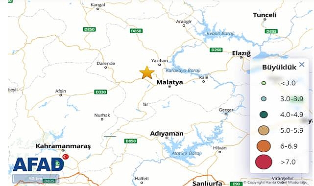 3.8 şiddetinde deprem!