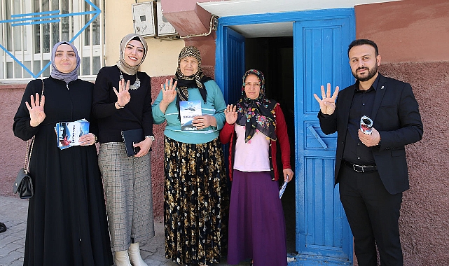 AK Parti Haliliye İlçe Başkanlığından ‘Çat Kapı’ programı 