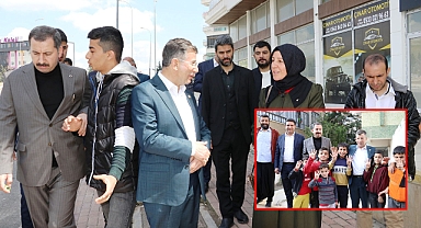 Cevheri, Karaköprü'de vatandaşlarla buluştu