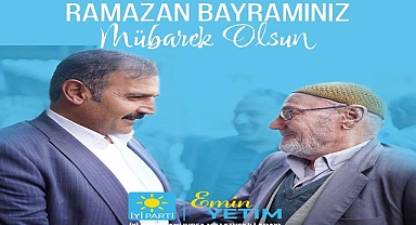Emin Yetim: Ramazan Bayramınız mübarek olsun
