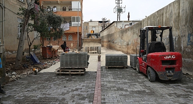 Eyyübiye’de yol çalışmaları hız aldı