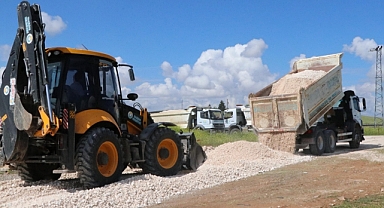 Haliliye Belediyesi'den kırsal yol çalışması