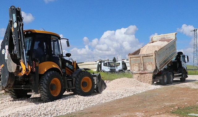 Haliliye Belediyesi'den kırsal yol çalışması