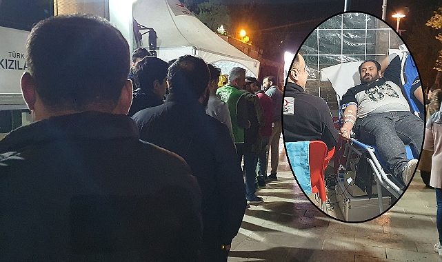 İHH’nın Suriyeli gönüllülerinden Kızılay’a anlamlı destek