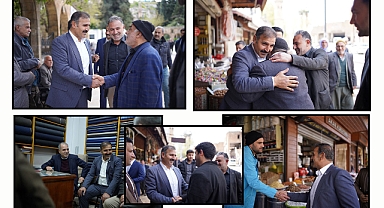 İYİ Parti adayı Yetim, esnaf ziyaretinde