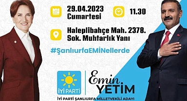 Meral Akşener, Şanlıurfa’ya geliyor