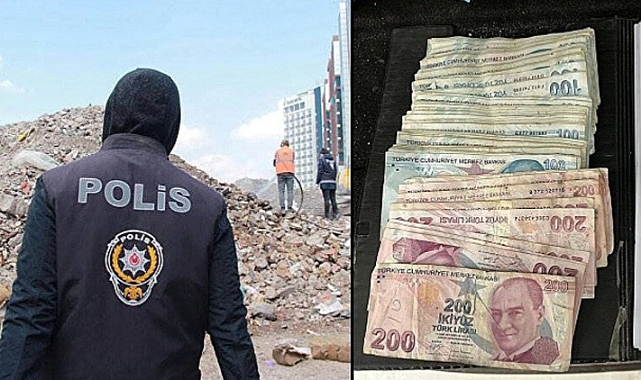 Polis enkaz başında nöbette! Değerli eşyalar sahiplerine teslim ediliyor