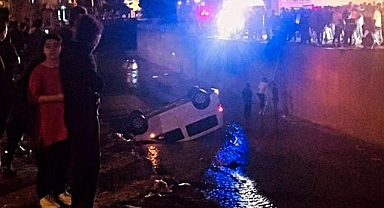 Şanlıurfa’da araç dereye uçtu! Çok sayıda yaralı var