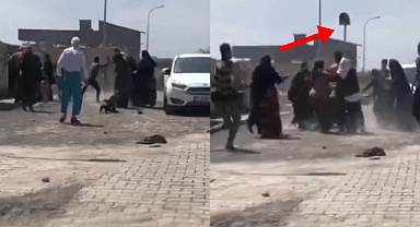 Şanlıurfa'da iki grup beton parke ve kürek ile birbirine saldırdı