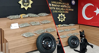 Urfa’da durdurulan araçta paketler halinde ele geçirildi