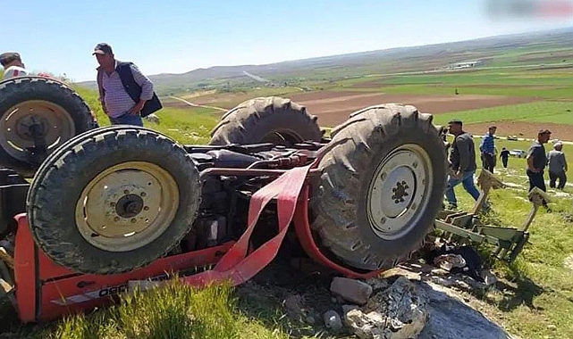 Urfa'nın ilçesinde feci kaza! Traktörün altında kaldı