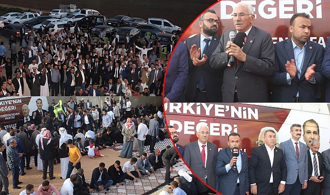 Yeniden Refah Partisi Harran Ovasına çıkarma yaptı