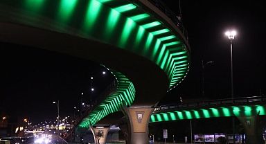 Abide Kavşağı farklı bir görünüme kavuştu