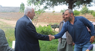 Aday Yavuz, Bozova'da mahalle ziyaretlerinde bulundu 