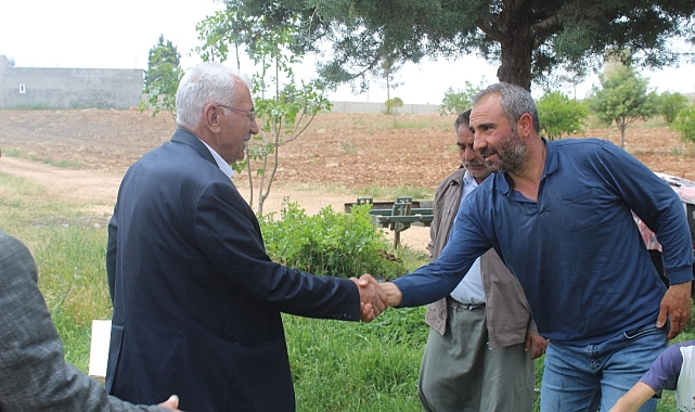 Aday Yavuz, Bozova'da mahalle ziyaretlerinde bulundu