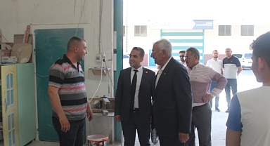 Aday Yavuz'dan mobilyacılar sitesine ziyaret