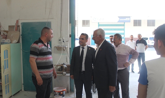 Aday Yavuz'dan mobilyacılar sitesine ziyaret