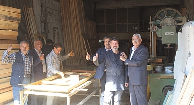 Aday Yavuz, esnafı ziyaret etti