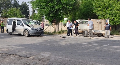 Akziyaret'te kaza! 2 yaralı 