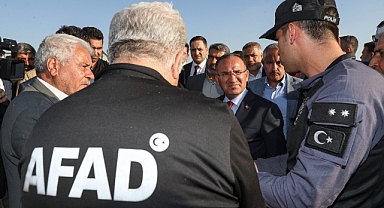 Bakan Bozdağ, üzücü olayla ilgili bölgede incelemelerde bulundu