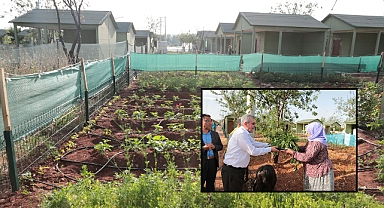 Başkan Beyazgül, Hobi Bahçesi sakinlerine isot fidesi dağıttı