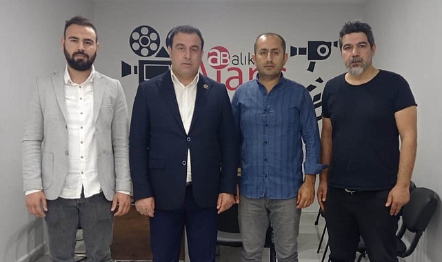 Başkan Sedat Kayaokay ve Eğitimci Murat Çekici'den Ajans Balıklıgöl'e ziyaret