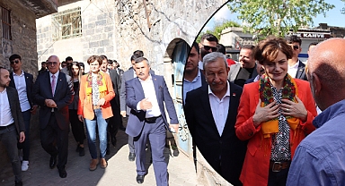 CHP İl Başkanı Kaftancıoğlu, Hilvan ve Siverek'te halkla buluştu