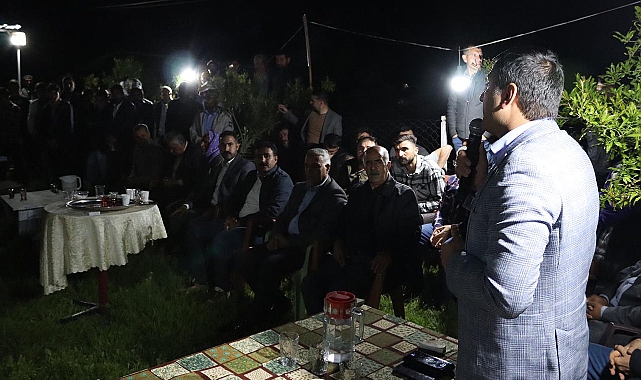 CHP Şanlıurfa, Karaköprü kırsalında halk buluşması düzenledi