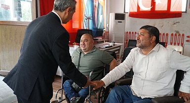 Dusak, engelli vatandaşlarla buluştu