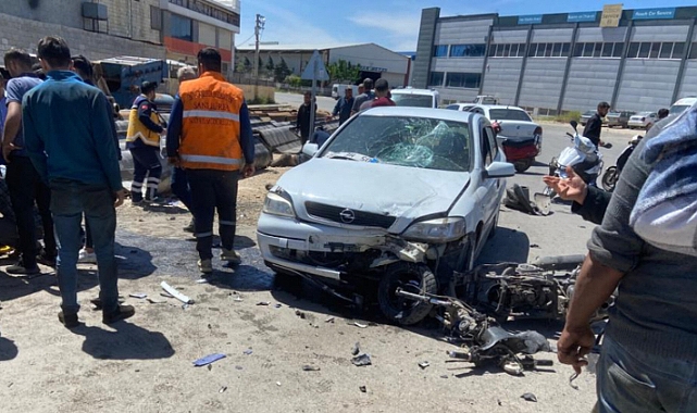 Evren Sanayi Sitesinde kaza! Yaralılar var