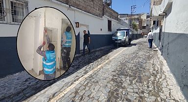 Eyyübiye’de selden etkilenen tüm evler boyanıyor