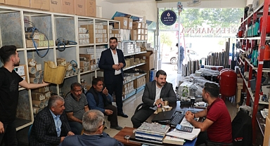 Eyyüpoğlu, seçim çalışmalarını sürdürüyor