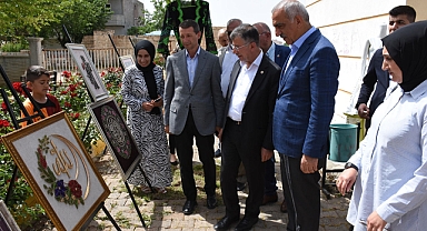 Hilvan’da yıl sonu sergisi