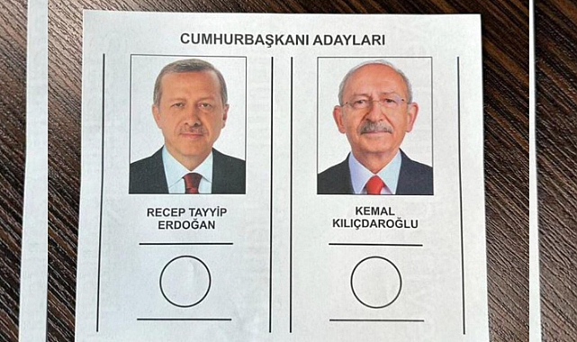 İkinci tur oy pusulası belli oldu