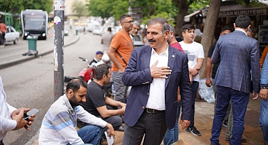 İYİ Parti Adayı Yetim, Haşimiye esnafını dinledi