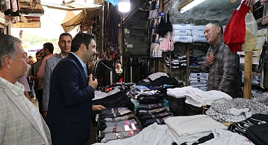 Milletvekili Eyyüpoğlu, çarşı esnafından destek istedi