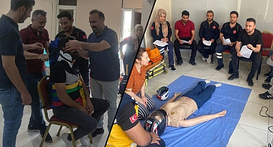 Sağlık çalışanlarına Travma İleri Yaşam Desteği eğitimi verildi