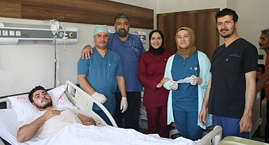 Şanlıurfa’da aşırı terleme sorunu olan hasta sağlığına kavuştu