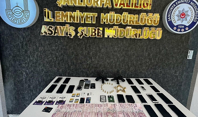 Şanlıurfa’da dolandırıcılık operasyonu! 21 gözaltı