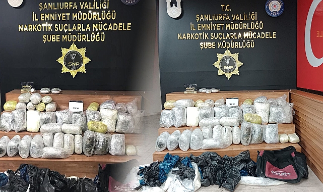 Şanlıurfa’da operasyon! Yüklü miktarda ele geçirildi 
