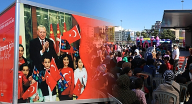 Urfa’da düzenlenen etkinliğe çocuklardan yoğun ilgi 