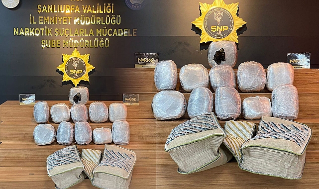Urfa’da operasyon! Yüklü miktarda uyuşturucu madde ele geçirildi