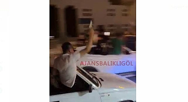 Urfa'da silahlı seçim kutlaması! Havaya ateş açtı